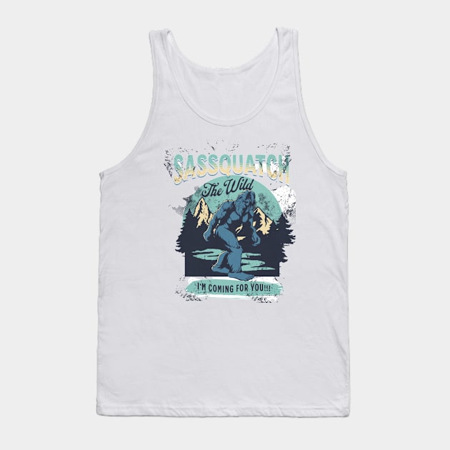 Your Friendly sassquatch Tank Top by Vortex.Merch